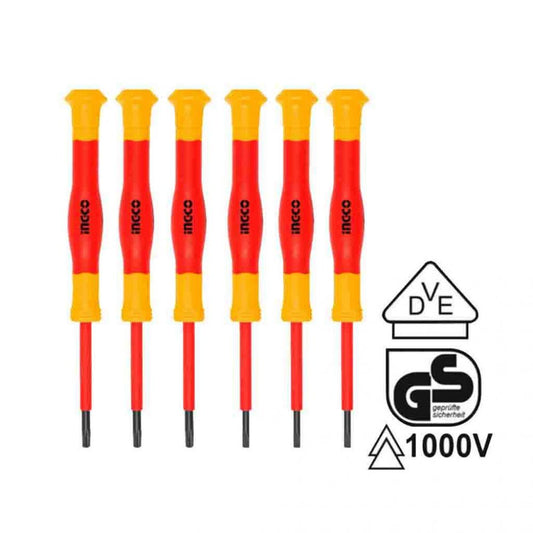 Insulated Precision Screwdriver 6 Pcs Set Ingco in Pakistan