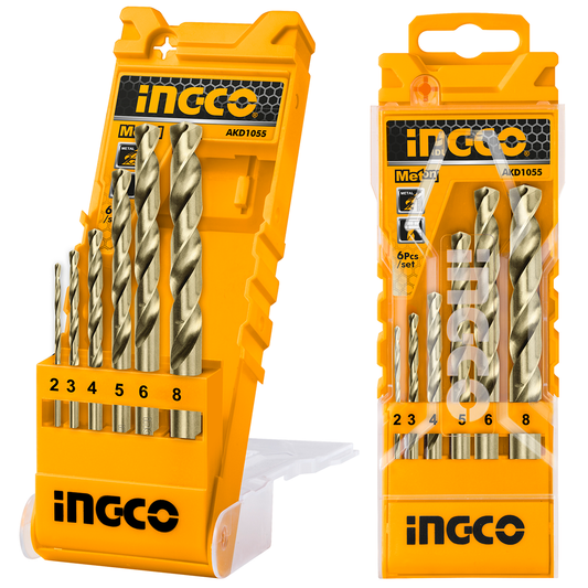 Metal Drill BIts Set 6 Pcs Ingco in Pakistan