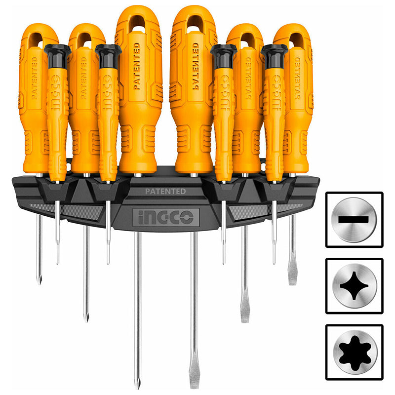 Screw Driver Set 10 Pcs Precision Screwdriver Set Super Select Ingco in Pakistan