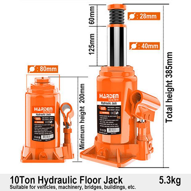 Hydraulic Jack Harden 10 Ton Heavy Duty Easy Lift in Pakistan - Pakistan Power Tool 