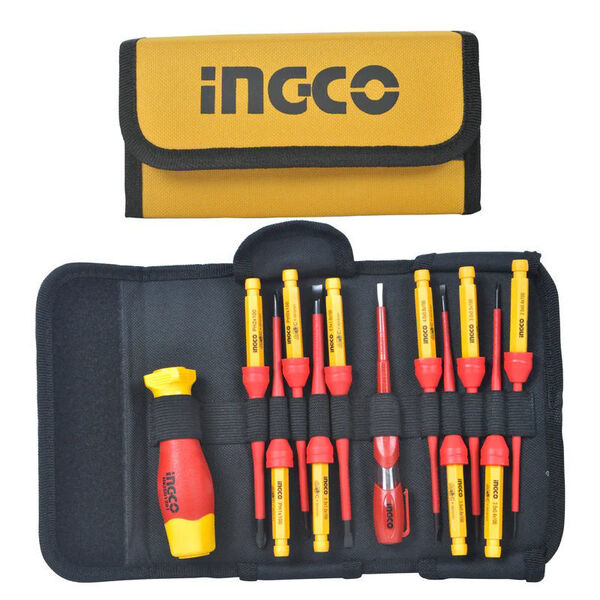 Interchangeable Insulated Screwdriver 12 Pcs Set Ingco in Pakistan