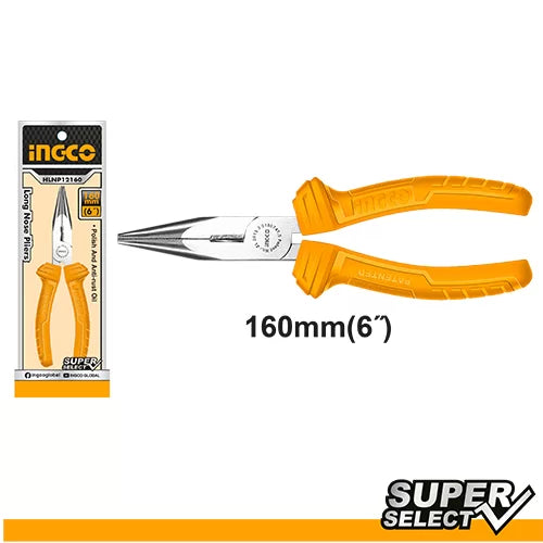 Long Nose Pliers 6 Inch 160 mm Super Select Ingco in Pakistan