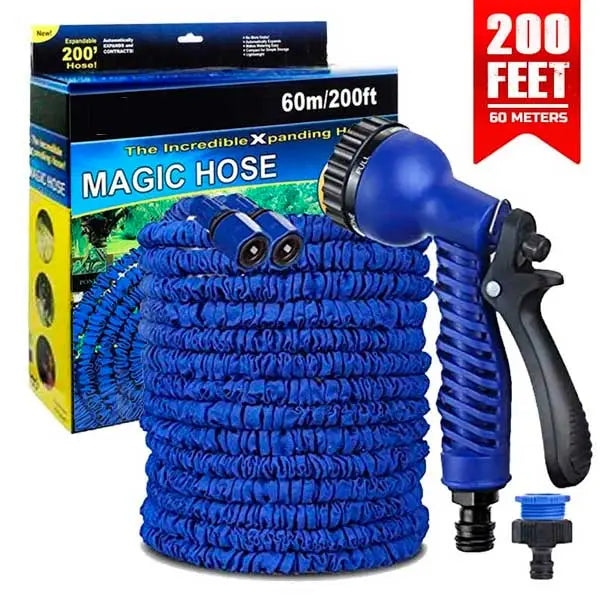 Magic Hose Water Pipe Garden  Car Wash Twist free Lightweight Durable 200 Foot 60 Meter in Pakistan 