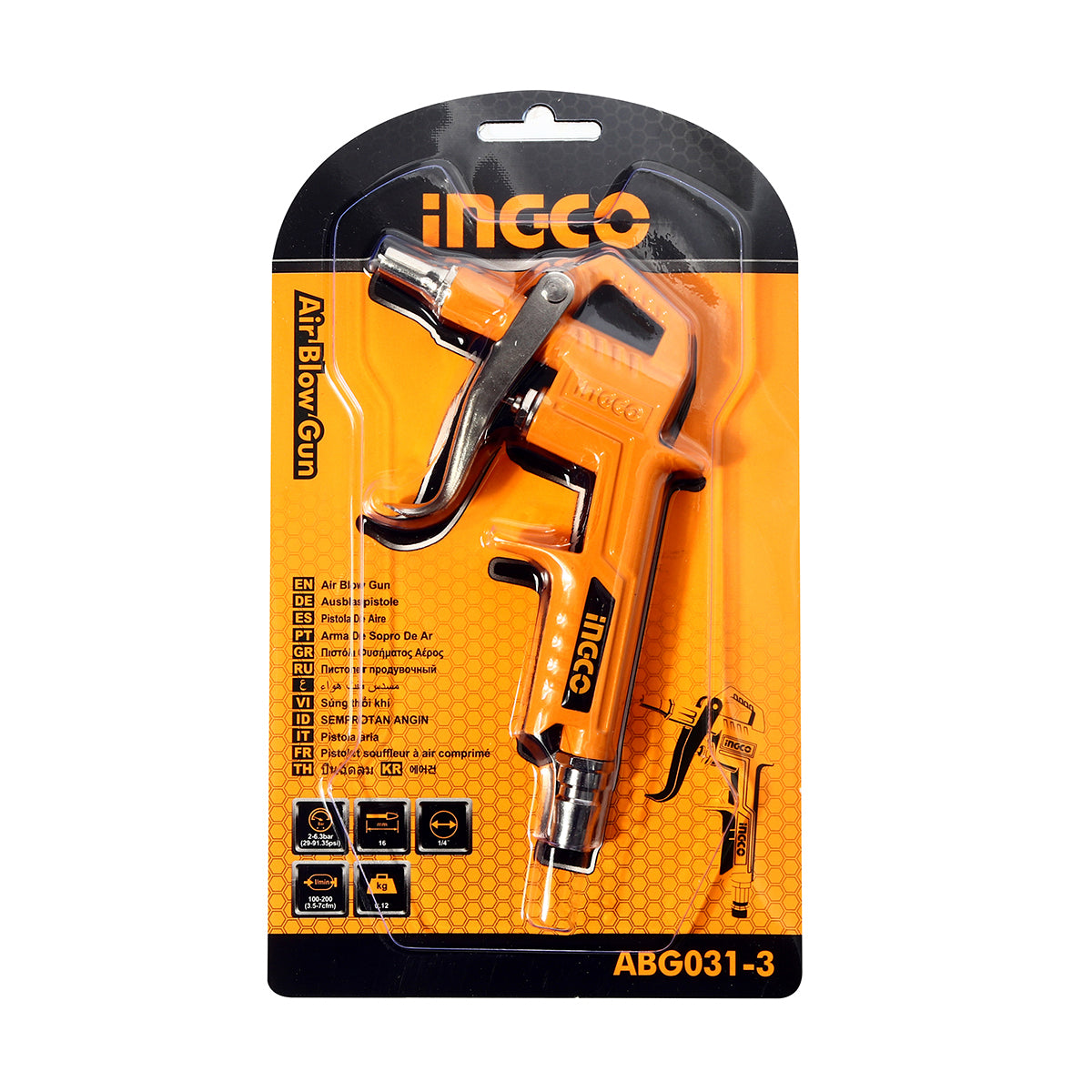 Air Blow Gun 16 mm Easy Use Ingco in Pakistan