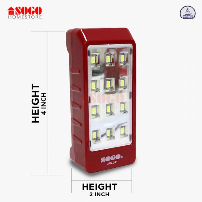 Sogo Rechargeable Emergency Led Lantern Light JPN 341 in Pakistan - Pakistan Power Tool 