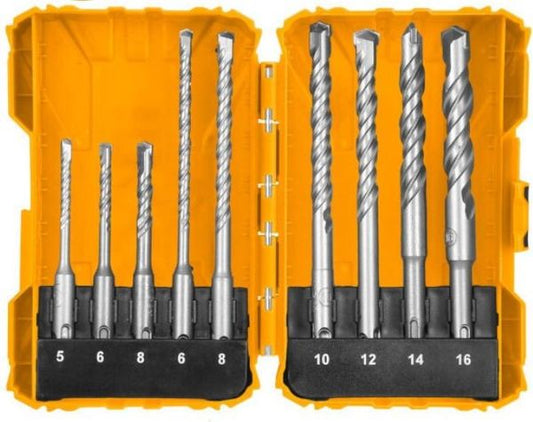 SDS Plus Hammer Drill Bits Set 9 Pcs Ingco in Pakistan