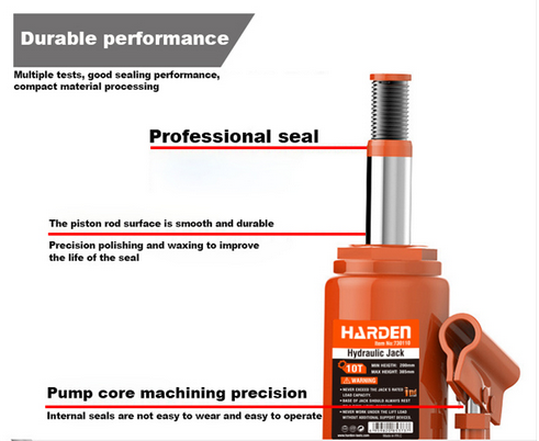 Hydraulic Jack Harden 4 Ton Heavy Duty Easy Lift in Pakistan