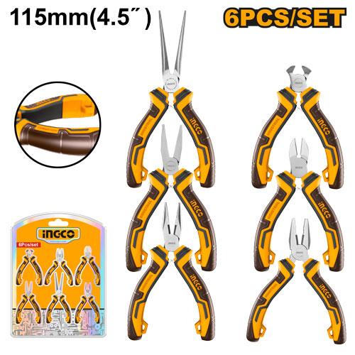 Mini Pliers Set Heavy Duty 6 Pcs Ingco in Pakistan