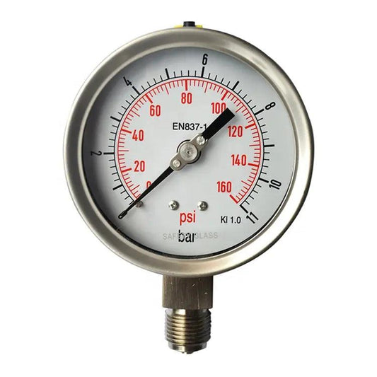 Pressure Gauge 1 Bar 15 Psi SS Body 2.5 inch dial in Pakistan - Pakistan Power Tool 