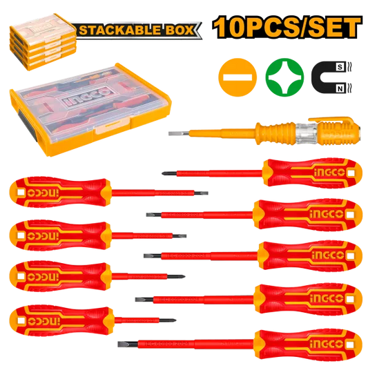 Insulated Hand Tools 10 Pcs Set Ingco in Pakistan