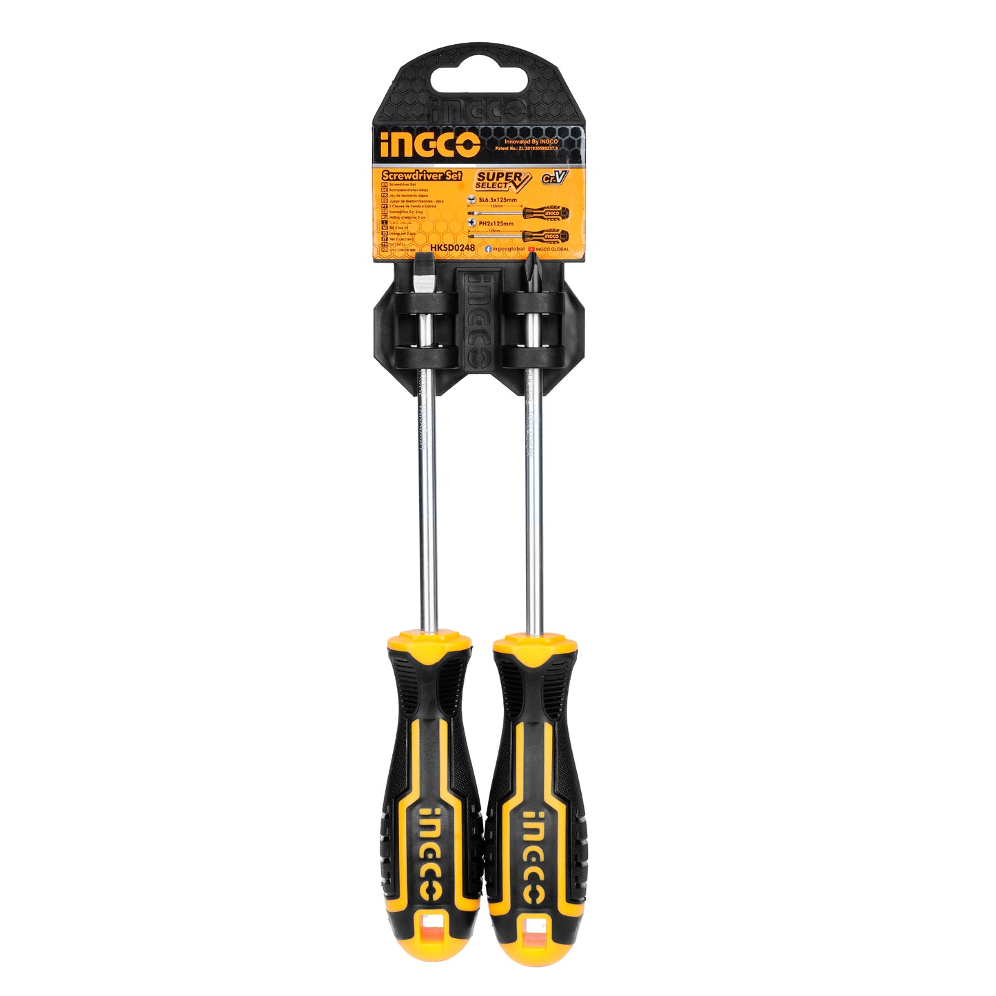 Screwdriver Set 2 Pcs Heavy Duty Ingco in Pakistan