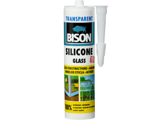 Bison Silicone Glass Transparent CRT 280 ml Excellent Bonding in Pakistan