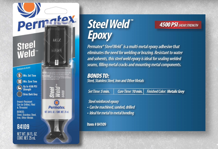 Permatex Steel Weld Epoxy 25 ml Steel Reinforced Ideal Bonding Metal in Pakistan