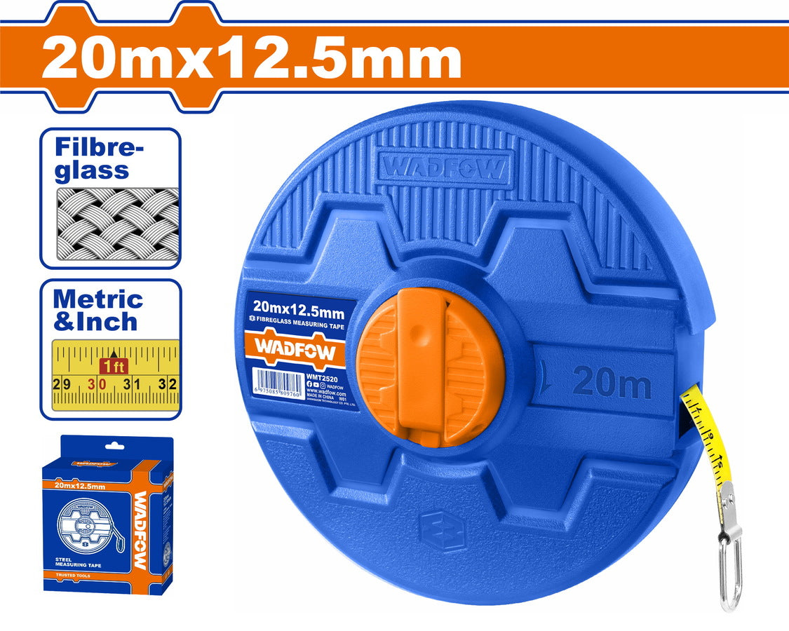 Fibreglass measuring tape 20 Meter Quick Release Wadfow in Pakistan