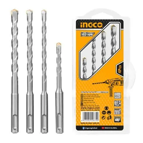 Hammer Drills Bit Set 4 pcs Ingco in Pakistan