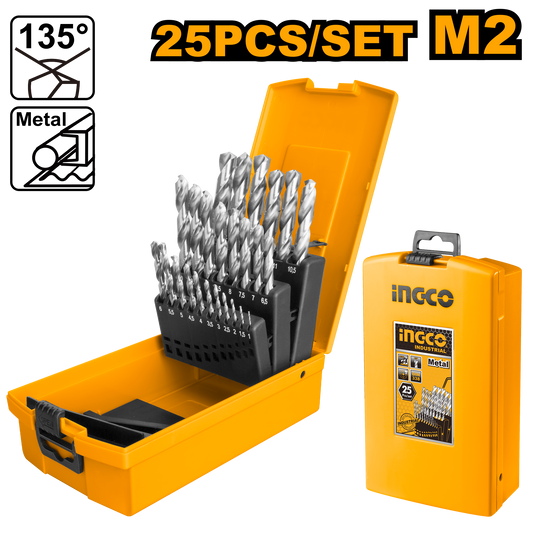 HSS Drill BIts Set 25 Pcs Ingco in Pakistan