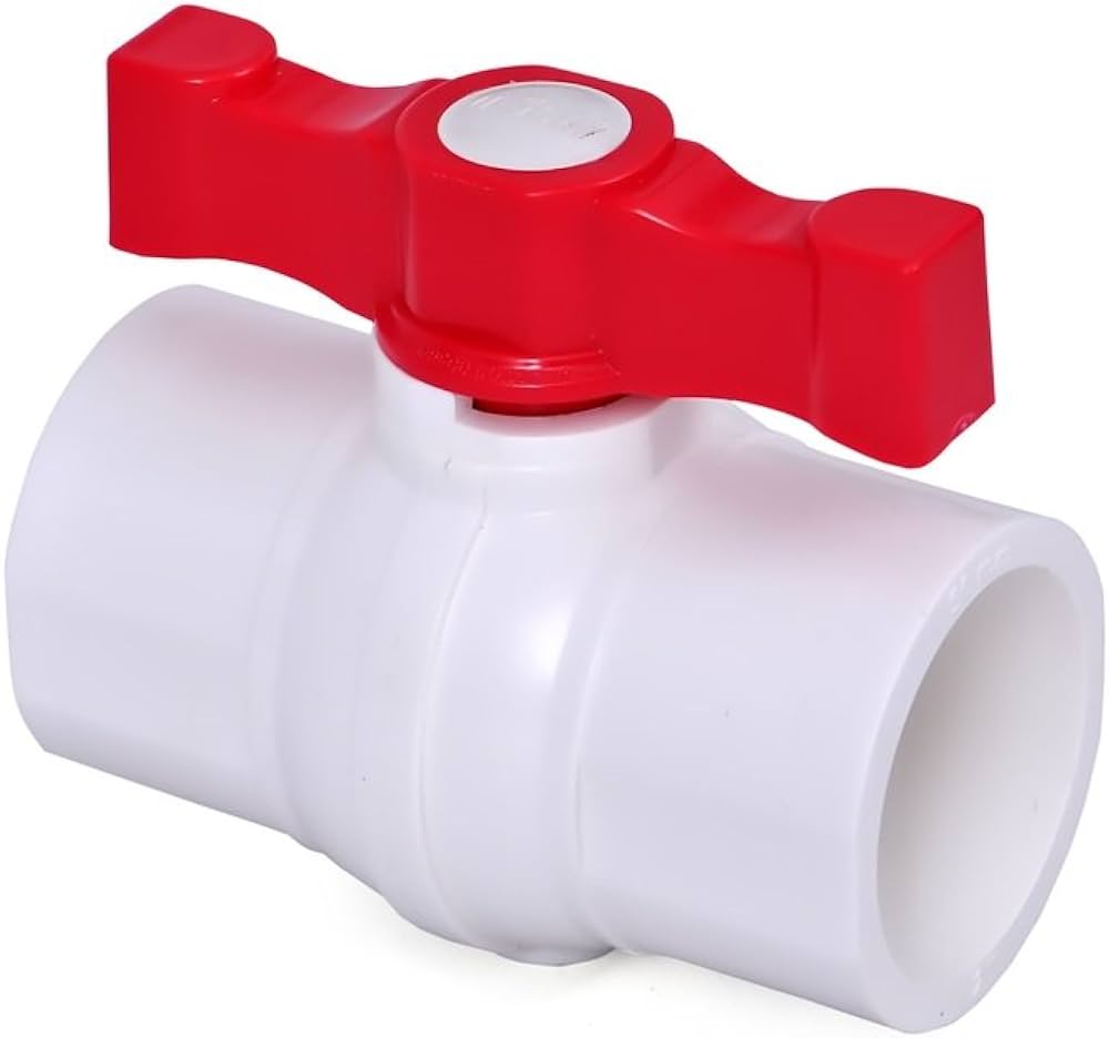 UPVC Ball Valve Heavy Duty Seamless Threaded UPVC Ball Valve Fitting in Pakistan