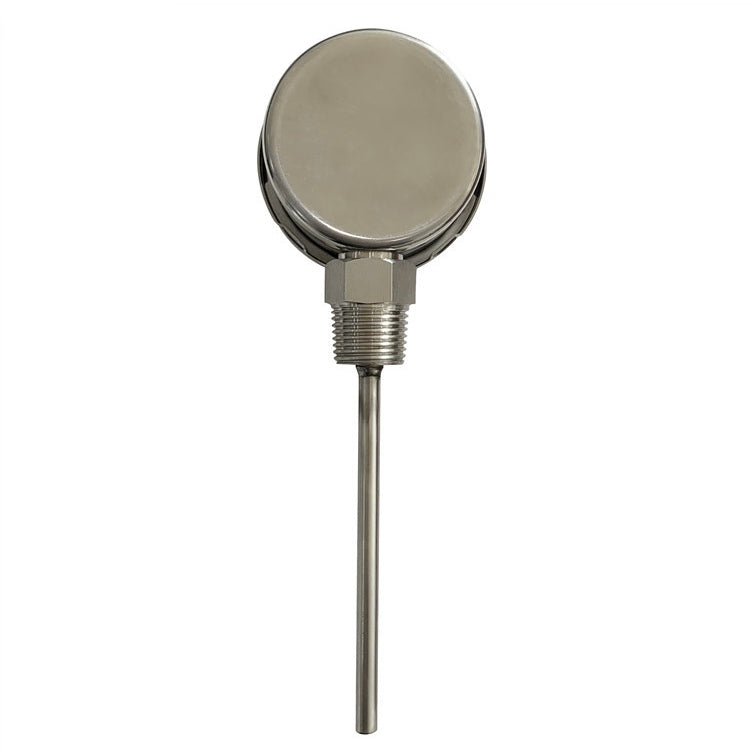 Bi Metal Thermometer 0  - 200 Celcius SS Body Bottom Connection in Pakistan