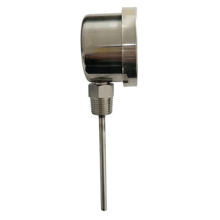 Bi Metal Thermometer 0 - 60 Celsius SS Body Bottom Connection in Pakistan - Pakistan Power Tool 