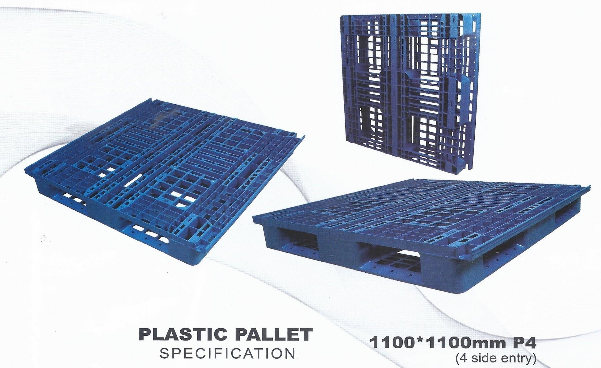 Plastic Pallet Perforated Heavy Duty 4 Side Entry Standard 2500 kg in Pakistan