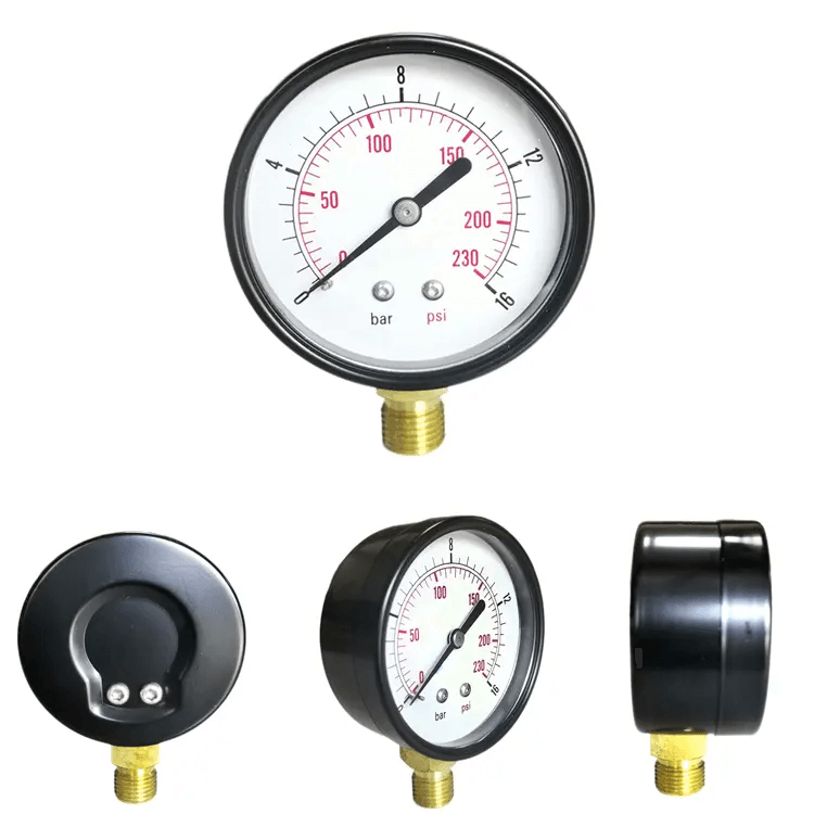 Pressure Gauge 100 Bar MS Body Four inch Dial in Pakistan - Pakistan Power Tool 