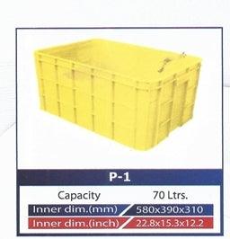 Plastic Crates Heavy Duty 70 Liter Model P1 Strong Durable in Pakistan - Pakistan Power Tool 