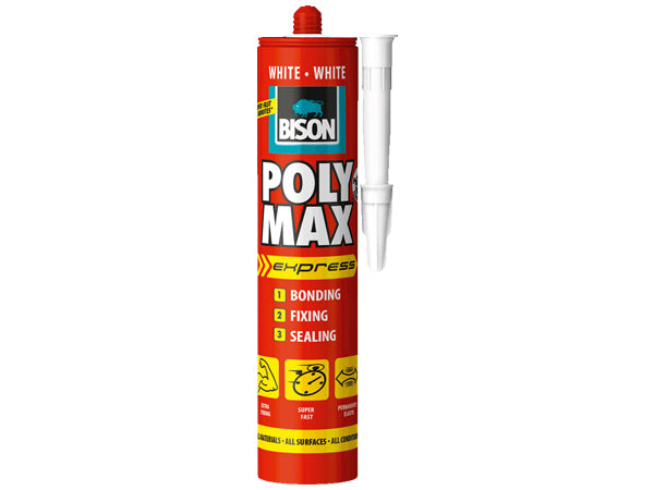 Bison Poly Max Original Express White Super Fast Building of Final Bond Strength 425g in Pakistan