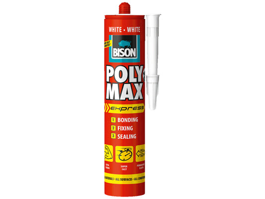 Bison Poly Max Original Express White Super Fast Building of Final Bond Strength 425g in Pakistan