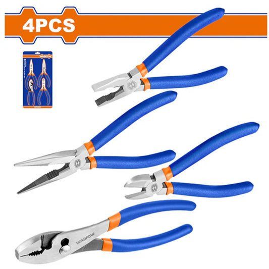 Pliers Set Heavy Duty Combination Long Nose Diagonal Slip Joint Wadfow in Pakistan