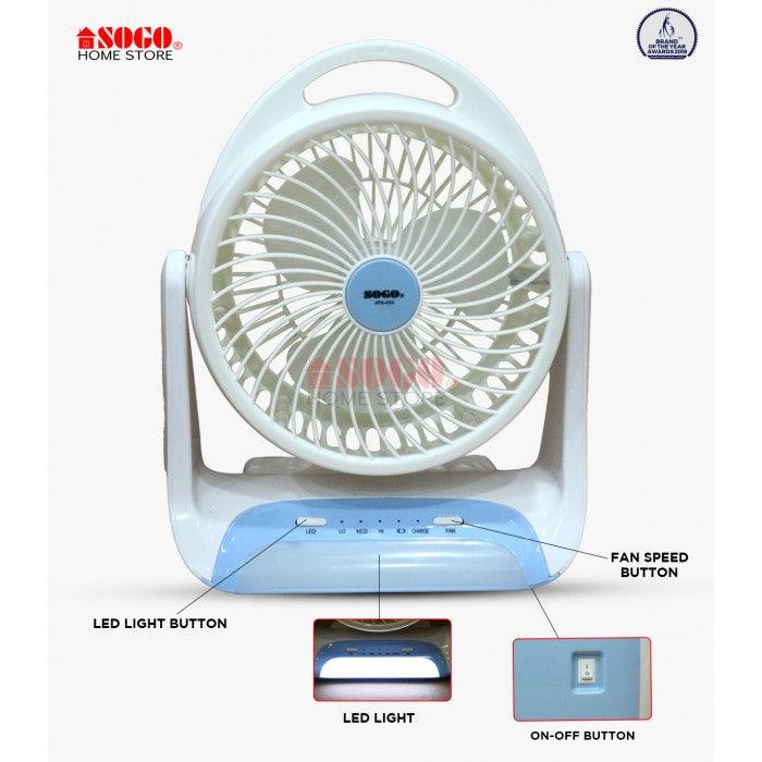 Sogo Rechargeable Mini Table Fan JPN 404 in Pakistan - Pakistan Power Tool 