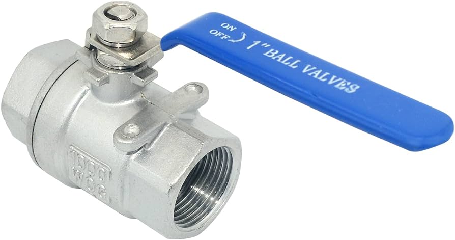 SS Ball Valve Low Cost SS 201 Low Pressure Easy Fitting One Inch in Pakistan