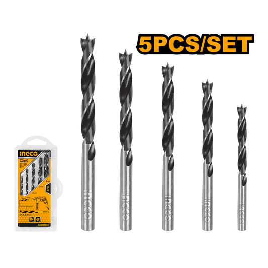 Wood Drill BIts Set 5 Pcs Ingco in Pakistan