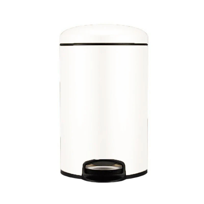 EKO Maggey Step Bin Stainless Steel Dustbin White Color 12 Liter Soft Closing in Pakistan 