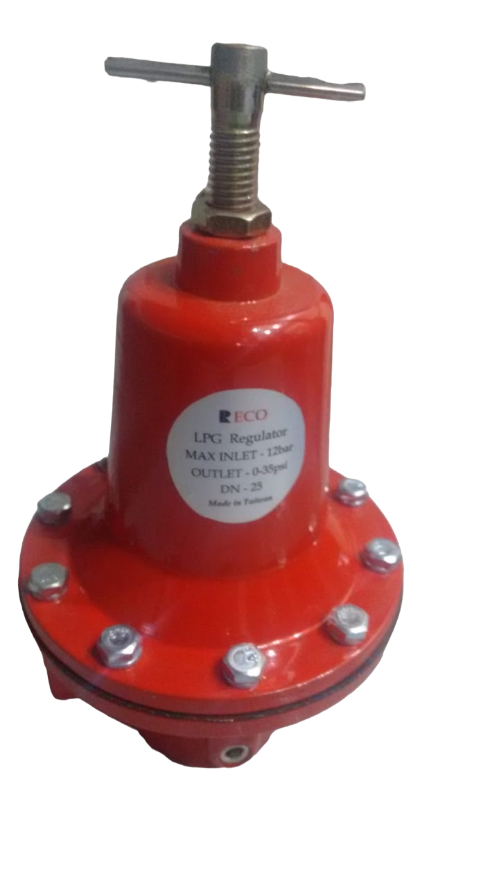 LPG Regulator 12 Bar 0 - 35 psi outlet High Pressure One Inch in Pakistan