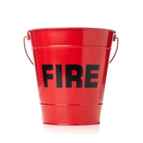 Fire Bucket Metal Small Size Extinguish Fires Water Sand Steel Body in Pakistan - Pakistan Power Tool 